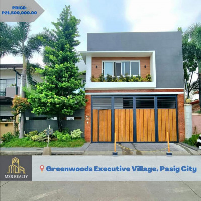 House and Lot at Greenwoods Executive Village For Sale