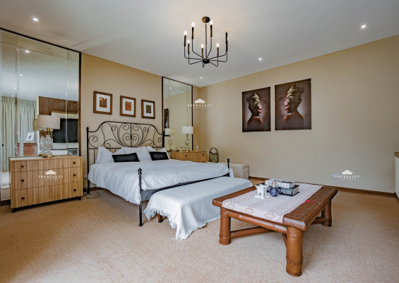 A fully furnished house and lot built with high-end materials