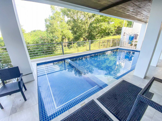 Picturesque house with elegant finish and has a commanding view of Metro Manila