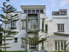 Modern High Ceiling American House and Lot Design with Mt. Makiling Balcony