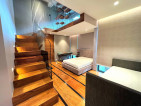 Inside a Black & Wood House and Lot for Sale
