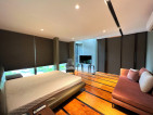 Inside a Black & Wood House and Lot for Sale