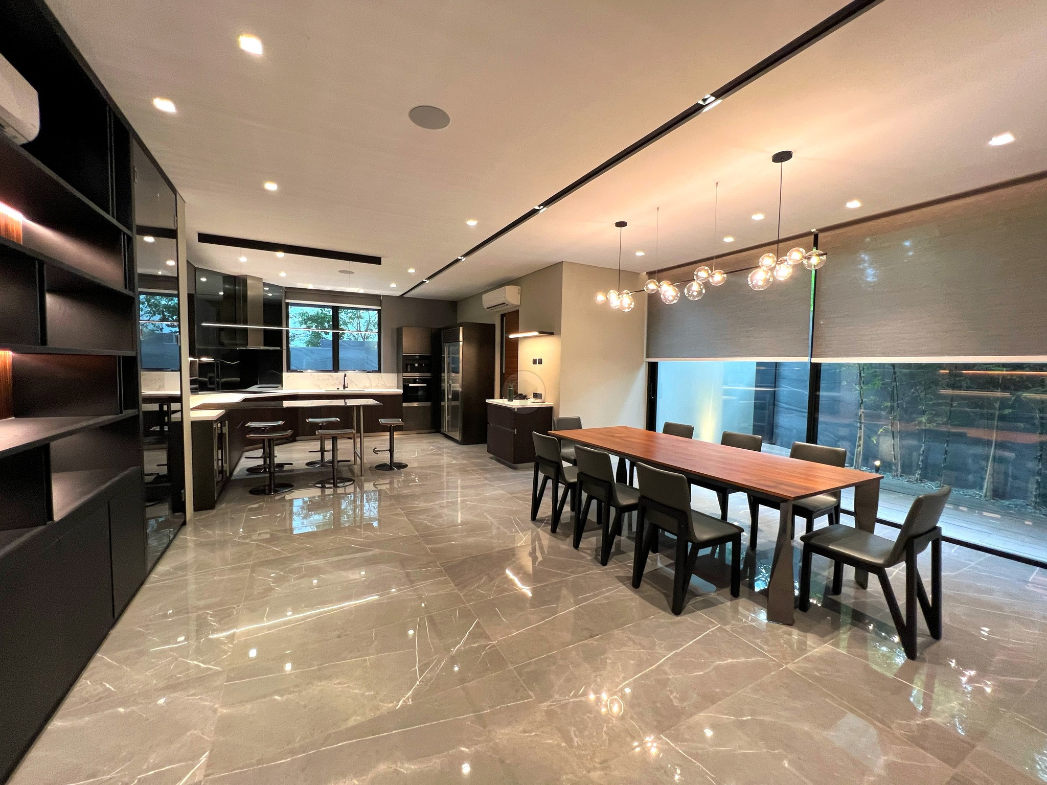 Inside a Black & Wood House and Lot for Sale photo 3