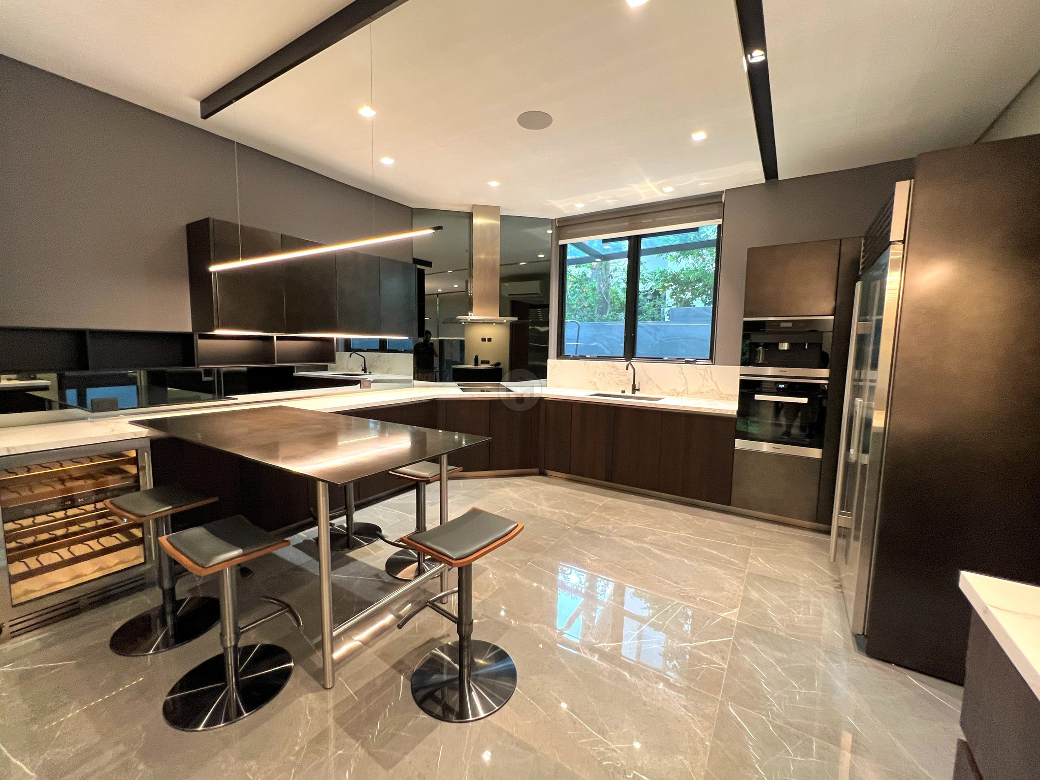 Inside a Black & Wood House and Lot for Sale photo 5
