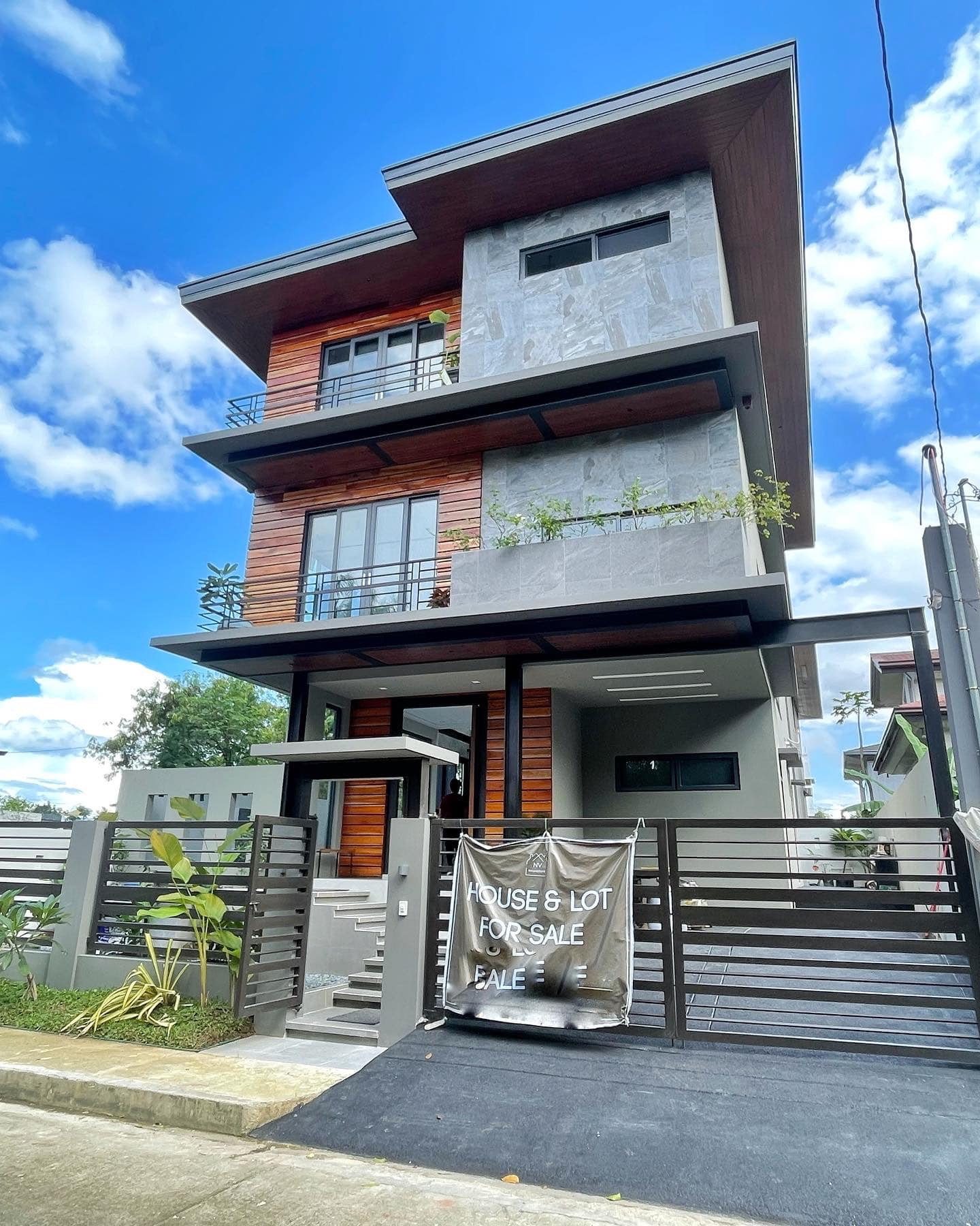 Brand New 3-Storey Modern Industrial House w/ Pool in Marikina photo 1